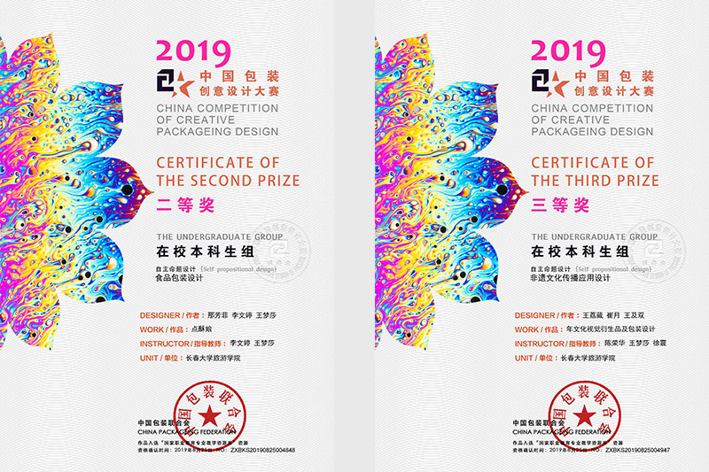 喜报:艺术学院视觉传达专业师生在"中国包装创意设计大赛"中喜获佳绩